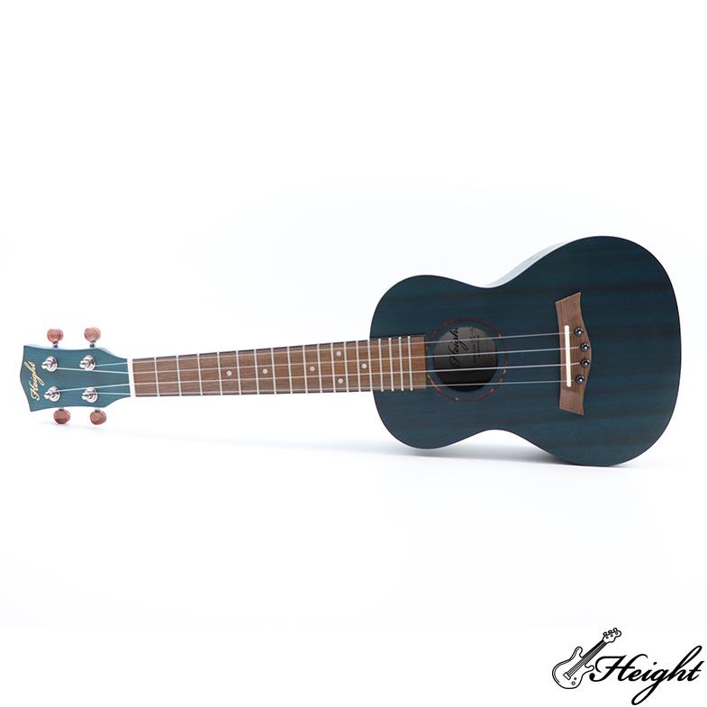 mahogany concert ukelele with blue color 11