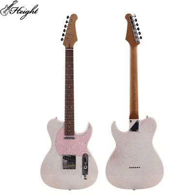 Šesťstrunová elektrická gitara Kanadský javor + telo topoľa s karbonizovaným krkom