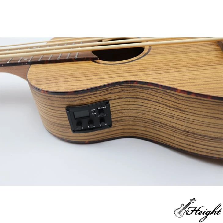 30 Inch U BASS Zebra Wood Ukulele