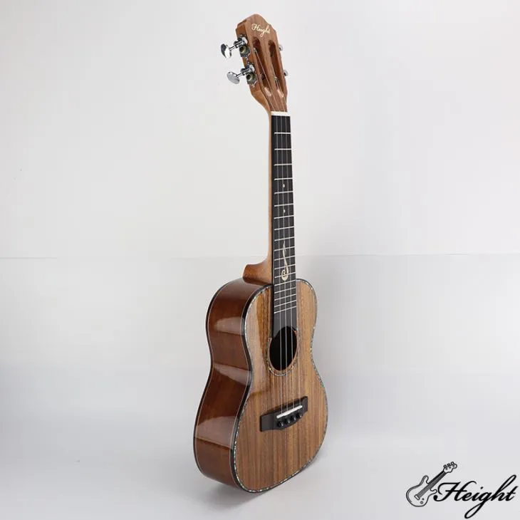 Lesklý 26 palcový pevný KOA Ukulele