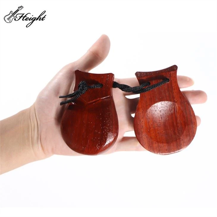 Small Percussion Wooden Castanets Toy