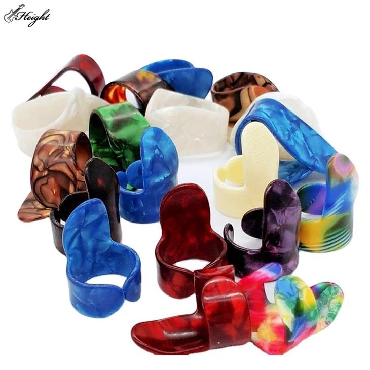 Celluloid Thumb Finger Picks 3 Pairs