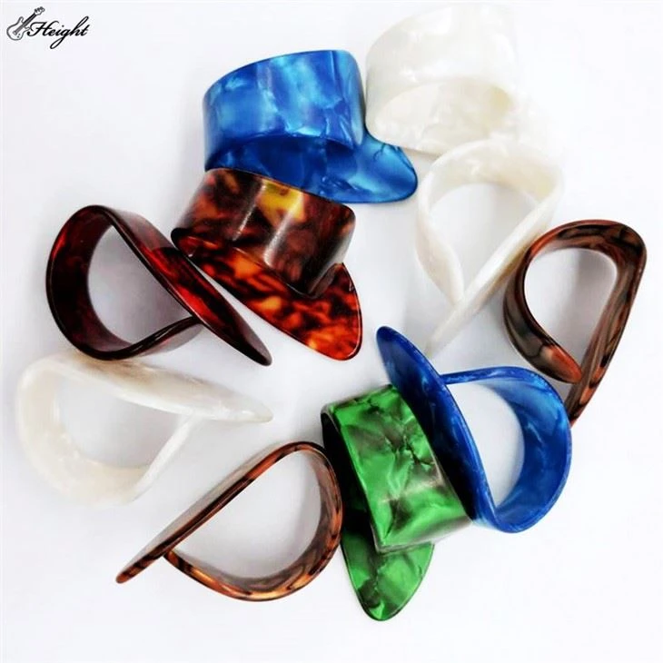 Celluloid Thumb Finger Picks 3 Pairs